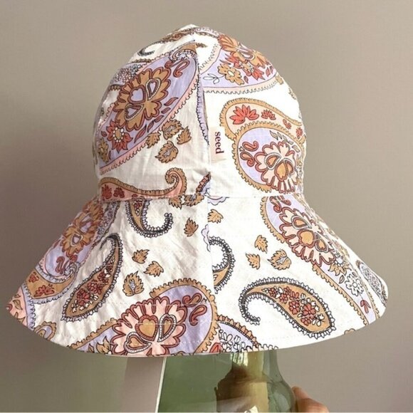 Seed Heritage Floral Paisley Bucket Hat - S/M, BNWTs - Picture 7 of 9